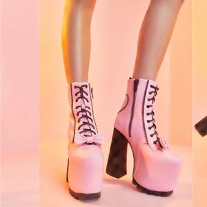 Dolls kill platform boots